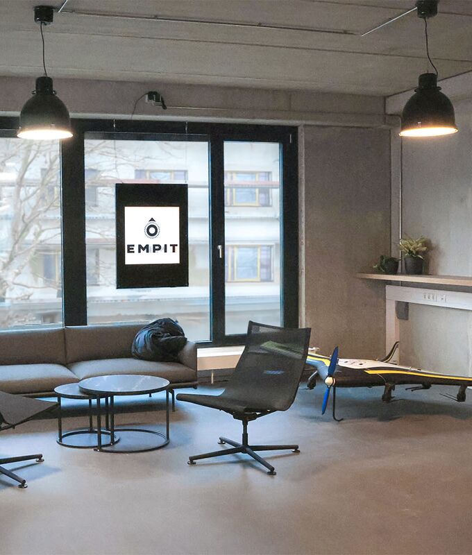 view in the office in Hamburg