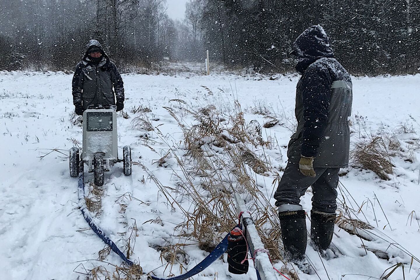 pipeline testing in wintertime