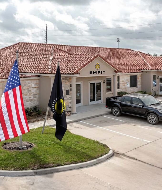 view on the new EMPIT office in Houston, Textas