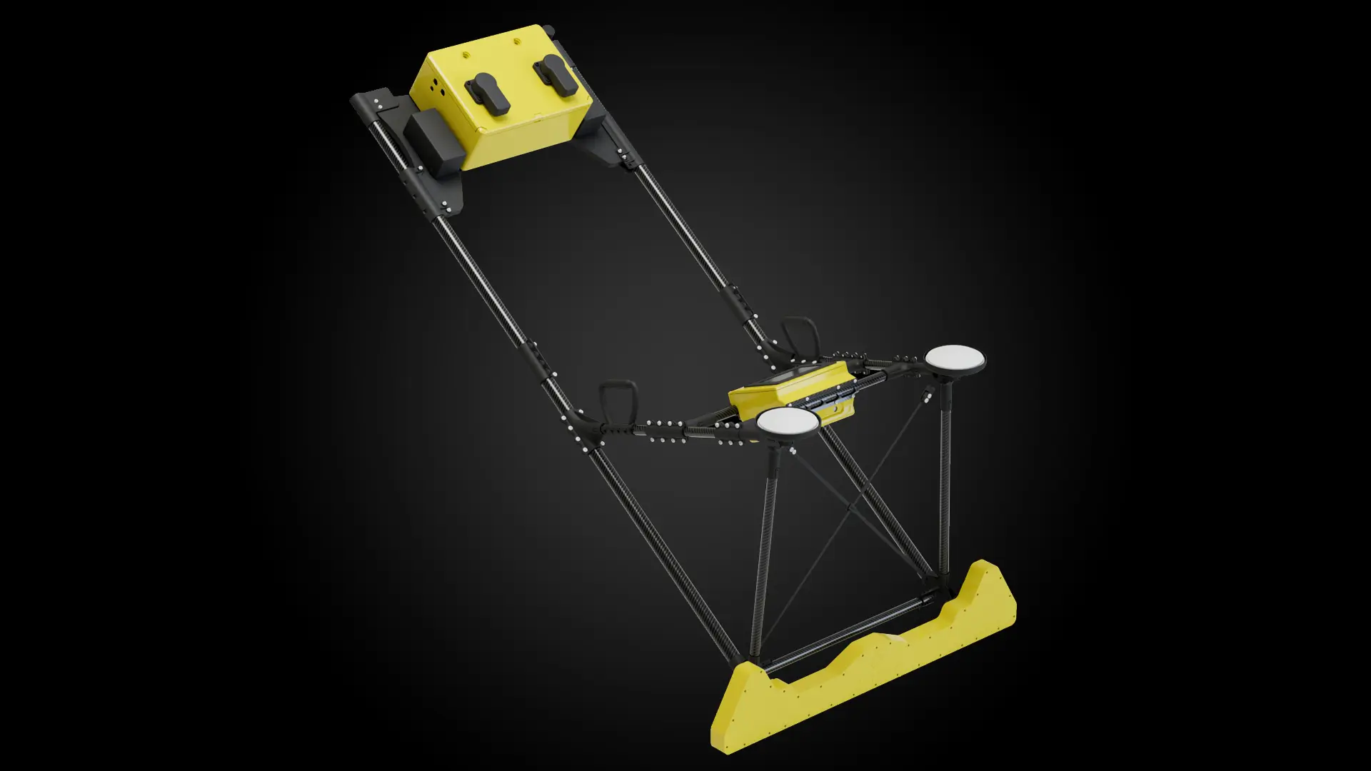 A 3-dimensional image of the Current Mapper fromt the diagonal view.